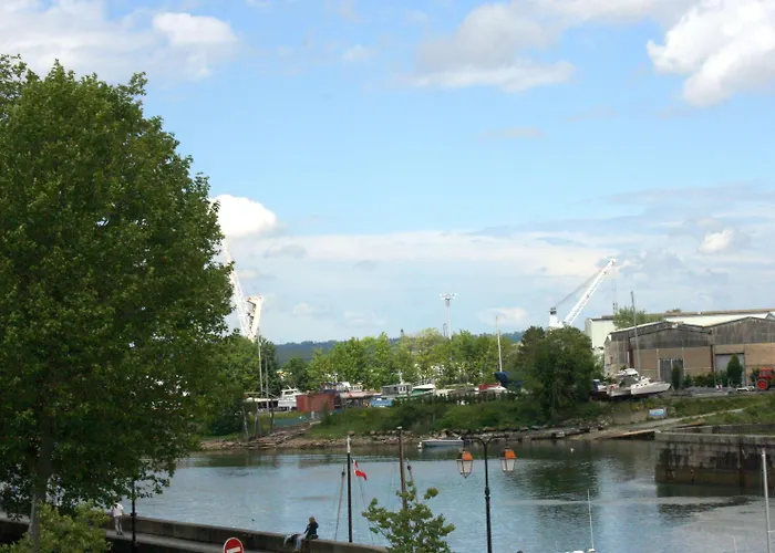 호텔 Western Le Cheval Blanc -vue Sur Le Port-plein Centre 옹플뢰르